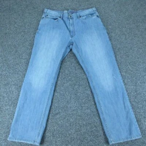 True Nation Jeans Mens 42x34 Blue Denim Athletic Fit Distressed 40x32* - Picture 1 of 24