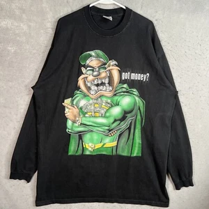 Camiseta De Colección Y2K Taz Got Money Bling Grillz Hip Hop Adulto 3XL Alta Negra - Imagen 1 de 12