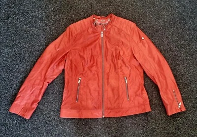 Lederjacke rot von Milestone - Damen Gr. 44 - Bild 1 von 4