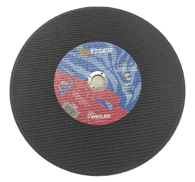 Weiler 14" x 3/32" x 1" Chop Saw Cut Off Wheel A46T - Image 1 of 1