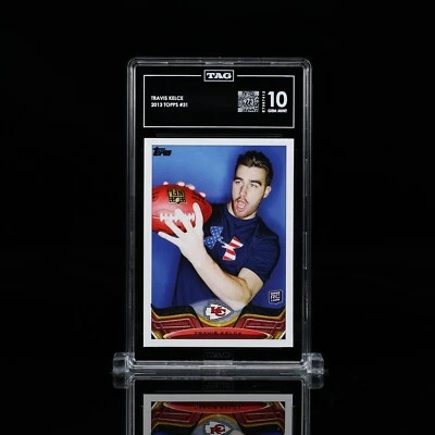 2013 Topps #31 Travis Kelce radiocontrol novato etiqueta 10 (etiqueta 973) Foto 1 de 3