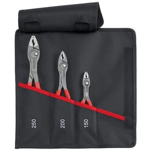 Knipex 00 19 61 V01 TwinGrip Plastic Dipped Pliers Set in Tool Roll, 6", 8", 10" - Picture 1 of 16