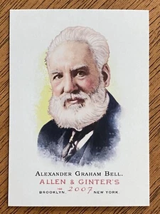 2007 Topps Allen Ginter ALEXANDER GRAHAM BELL #9 Inventor - Picture 1 of 1