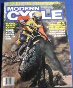 Modern Cycle Magazine FEB 1978 YAM YZ80E THUMPER MANIA HARLEY DAVIDSON - Picture 1 of 7