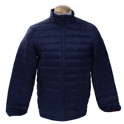 Chaqueta acolchada ligera SKYR para hombre S azul oscuro aislada cremallera completa Foto 1 de 4