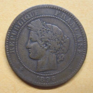 1896A France 10 Centimes Take a Look - Picture 1 of 2