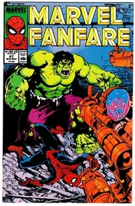 MARVEL FANFARRIA # 47 (1a serie) 1989 Marvel (en muy buen estado) Hulk Spider-Man (A) - Imagen 1 de 2