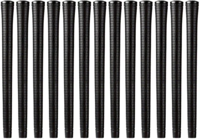 Star Sidewinder Black Standard Size Golf Grips - Long Lasting - Set of 13