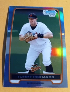 2012 Bowman Chrome Draft Prospects Refractor Tommy Richards #BDPP143 - Orioles - Picture 1 of 2