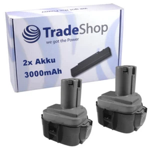2x Akku 12V 3000mAh für Makita 6271DWE 6271DWPE3 6271DWPL 6271DWPLE 6313DWB - Bild 1 von 5