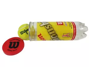 Wilson Championship Tennis Balls DuraWeave 3 Pk Extra Heavy Duty For Hard Court - Picture 1 of 9