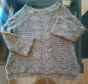 Susina Marled Cable Brown Sweater Sz XSP - Picture 1 of 9
