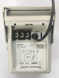 MALIBU ML80TB TIMED TIMER TRANSFORMER 230V / 12V AC 80VA MAX 82W - Picture 1 of 4