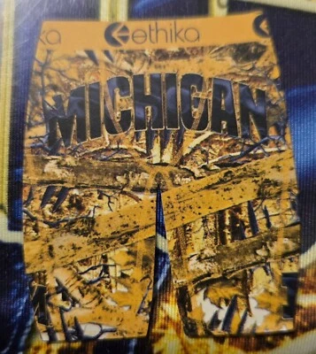 Calzoncillos boxer Ethika the Staple Michigan Woods azul amarillo para hombre 2XL NIP 39"- 41" Foto 1 de 3