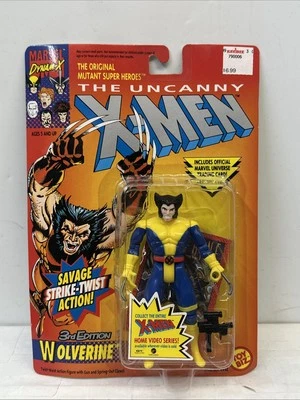 Figura de acción Wolverine III Toy Biz 1992 3ª edición Uncanny X-Men Marvel Foto 1 de 4