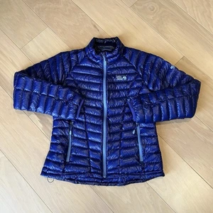 Mountain Hardwear Ghost Whisperer Down Puffer Jacket Blue Women’s Large - Picture 1 of 7