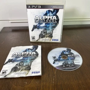 Alpha Protocol (Sony PS3) CIB w/Manual Tested Working - Picture 1 of 10