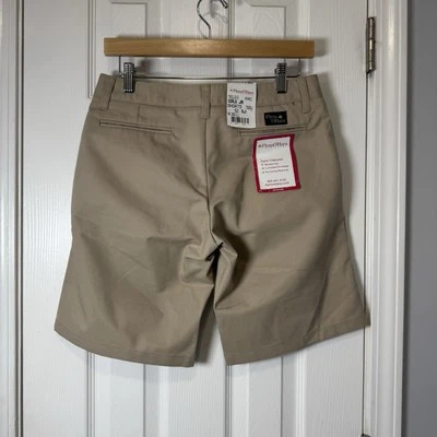 NUEVO Flynn Ohara Uniformes Niñas Sarga Pantalones Cortos Caqui/Beige Talla 5J Foto 1 de 4