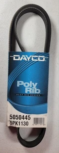DAYCO Serpentine Belt Poly-V 5050445 OEM 5PK1130 Poly Deep Rib USA - Picture 1 of 7