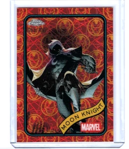 2025 Topps Chrome Marvel Moon Knight Iron Man Red & Gold Lazer #'ed 065/100 #98 - Picture 1 of 1