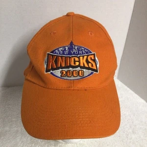 VINTAGE 2000 Kick10 New York Knicks Pro Gear Cap Hat OS Adjustable Strap 6 Panel - Picture 1 of 9
