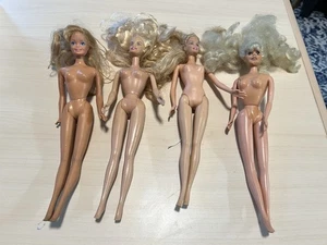 4 Vintage Barbies für Teile oder Restauration 1966 Japan & Indonesien 1999 China - Bild 1 von 12