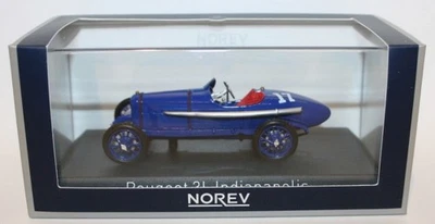 Norev escala 1/43 diecast 479972 - Peugeot 3L Indianápolis 1920 #17 Foto 1 de 2
