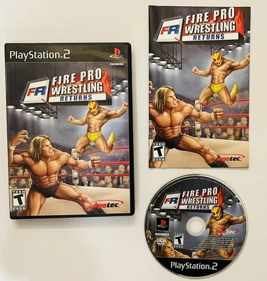 Fire Pro Wrestling Returns (PlayStation 2, 2007) В комплекте и Протестировано - Изображение 1 из 2