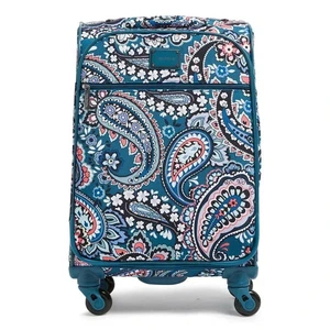 Vera Bradley 22" Spinner Suitcase Luggage Haymarket Paisley Jewel Carry On - Picture 1 of 3