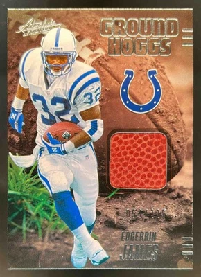 Absolute Edgerrin James Ground Hoggs Materials Fútbol 2025 #/115 Colts Foto 1 de 2
