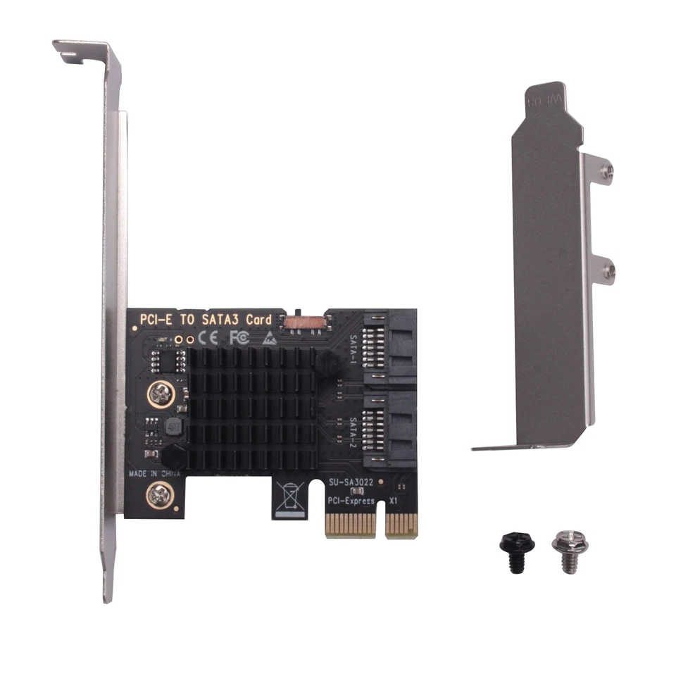 Adattatore da PCIe A  3.0 6G SSD PCI-E PCI Express X1 Controller Scheda di 6797 - Immagine 1 di 1