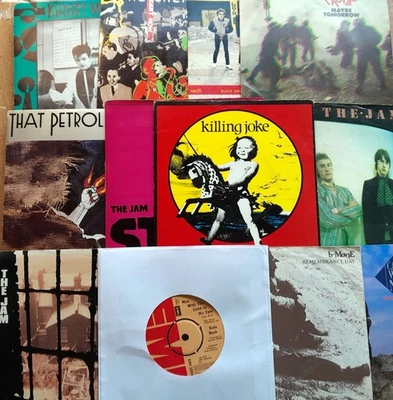 x12 7" Single Job Lot (Punk/NewWave/Mod/Goth): The Jam/Chords/Siouxsie/K.Joke - Image 1 of 4