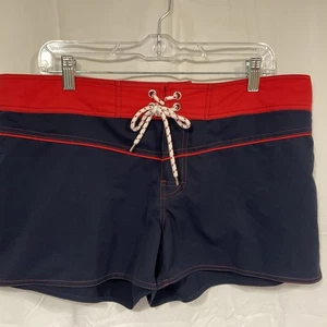 Nautica Women’s L 3” Inseam Swim Bathing Suit Boy Board Shorts - Picture 1 of 5
