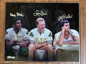 Celtics Larry Bird Kevin McHale & Robert Parish signiert 16x20 Foto Beckett PSA - Bild 1 von 5