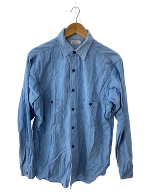 WAREHOUSE 长袖衬衫,42 码,棉质,IDG — 第 1/4 张图片