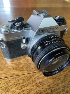 Vtg Pentax MG 35mm Film SLR Camera SMC Pentax-M 50mm lens - tested - Picture 1 of 3