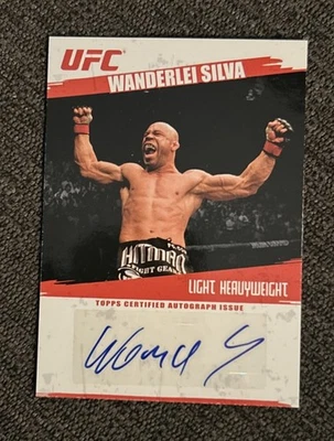 2009 Topps UFC Auto Wanderlei Silva - Image 1 of 2
