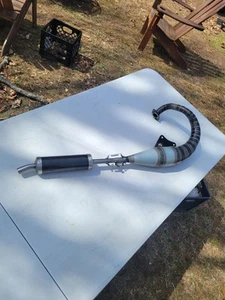 Honda Dio Elite Stinger 72cc Exhaust Af16 Af18 Af28 Zx extended tip Af27 Af25 - Picture 1 of 11