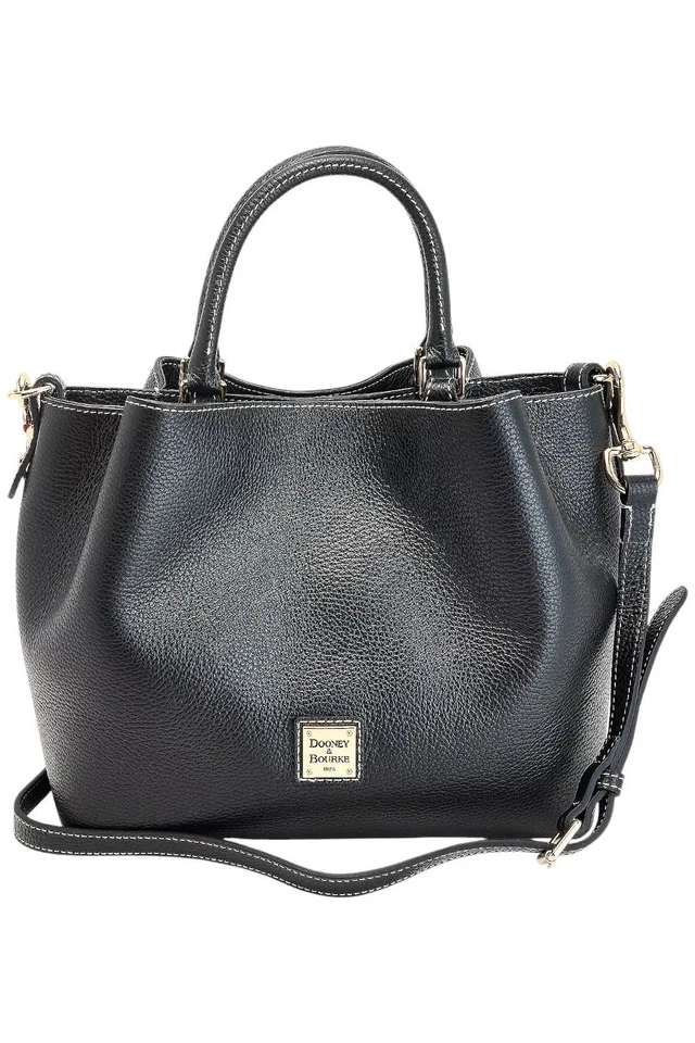 Dooney & Bourke Lucca Pebble Leather Large Barlow Tote Black - Image 1 of 1
