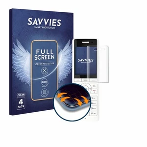 4x Full-Screen Schutz Folie für AVM Fritz!Fon X6 White 3D Curved Edge Display - Zdjęcie 1 z 6
