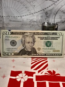 !!Bid Now!! $20 **star**note  2017 A Series Ink Smuge Cool Bill  Don't Miss It - Picture 1 of 10