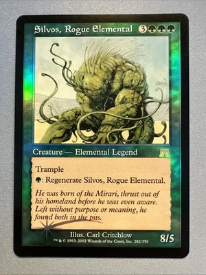 *FOIL* Silvos, Rogue Elemental MTG - Onslaught (Set#: 282/350)- Near Mint - Image 1 of 4