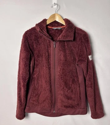 Chaqueta polar The North Face para mujer mediana borgoña Sherpa cremallera completa NF0A338M Foto 1 de 4