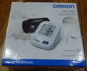 Omron M3 Comfort Automatic Upper Arm Blood Pressure Monitor Intelli Cuff...NEW - Picture 1 of 5