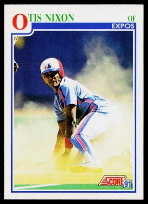 1991 Score Otis Nixon #431 Montreal Expos - Image 1 of 2