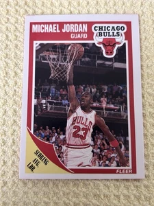 1989-90 Fleer Michael Jordan #21 HOF Chicago Bulls - Picture 1 of 2