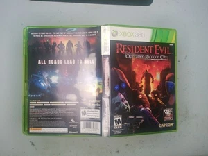 Resident Evil Operation Racoon City Xbox 360 Cover art and Box only - Picture 1 of 1