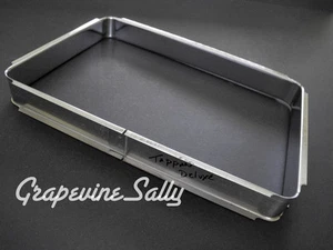 Vintage Stove Parts - Tappan Deluxe Stove Window Oven Door Glass Chrome Frame - Picture 1 of 11