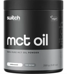 New Switch Nutrition MCT Oil Unflavoured 250g 100% Pure Powder - Picture 1 of 1