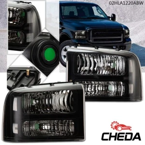 Headlights Fit For 05- 07 Ford F250 F350 F450 F550 Super duty 05 06 07 Headlamps - Picture 1 of 12